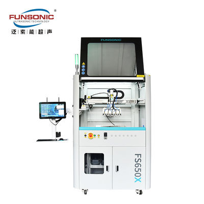 Couche à pulvérisation par ultrasons avec convoyeur pour cellules photovoltaïques à film mince