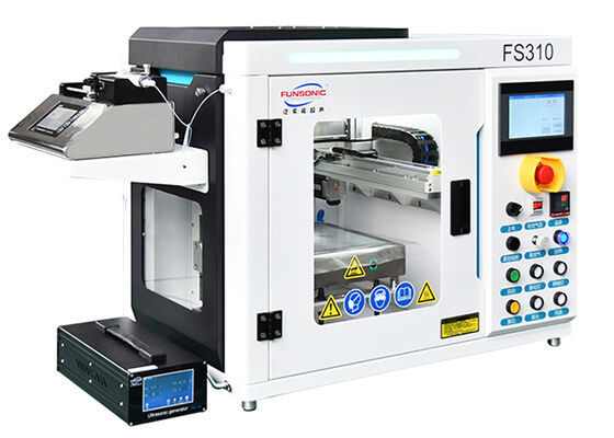 Ultrasonic Spray Coating Machine with 20-200Khz Frequency, 1-15W Max Power, and 15-45μm Particle Size for Precision Atomization