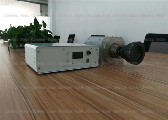 Machine à coudre ultrasonique synchrone de double tissu de rouleau pour les sachets filtre de scellage