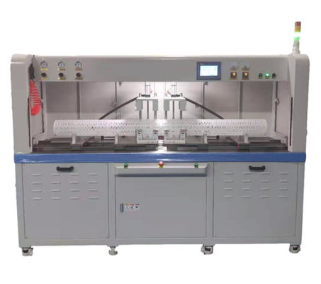 Écoulement plissé de double station de machine d'extension d'élément filtrant grand