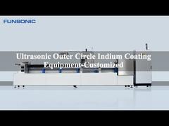 Revêtement d'indium ultrasonique automatisé pour pièces cylindriques